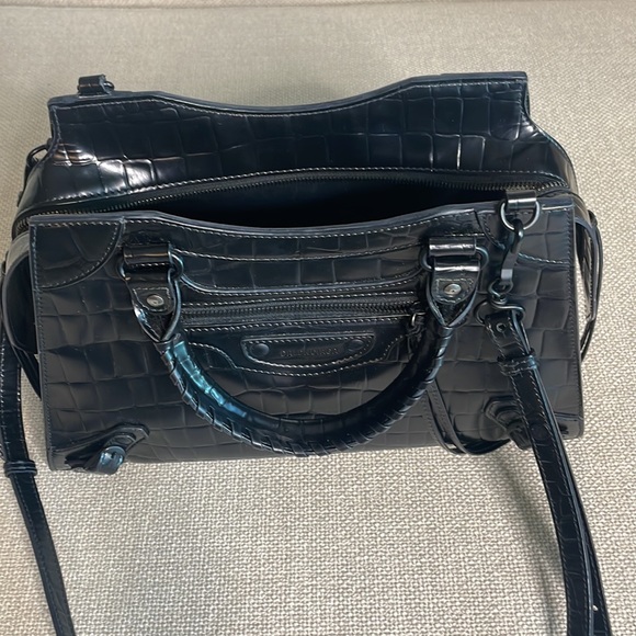 Bslenciaga Calfskin Crocodile Embossed Neo Classic - Picture 4 of 12